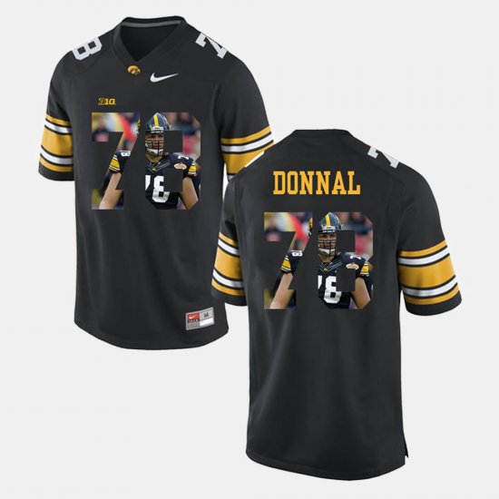 #78 Andrew Donnal Pictorial Fashion Iowa Hawkeyes Men Black Jersey 207590-843