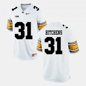 #31 Anthony Hitchens Alumni Football Game Iowa Men's White Jersey 414166-427