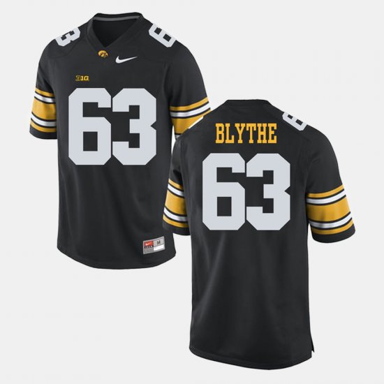 #63 Austin Blythe Alumni Football Game Iowa Men Black Jersey 677623-215