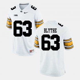 #63 Austin Blythe Alumni Football Game Iowa Hawkeyes Men's White Jersey 315511-692