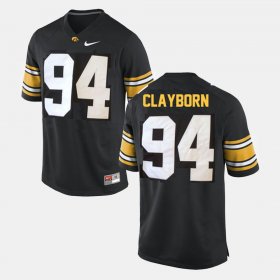 #94 Adrian Clayborn College Football Hawkeyes Men's Black Jersey 866096-302