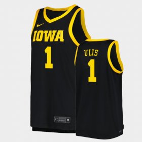 #1 Ahron Ulis Replica Iowa Basketball Mens Black Jersey 632060-480