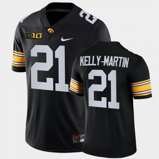 #21 Ivory Kelly-Martin College Football Iowa Game Men\'s Black Jersey 791975-197