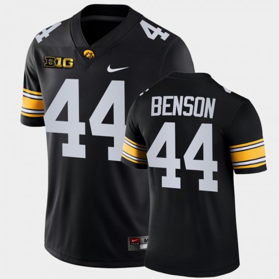 #44 Seth Benson College Football Iowa Game Men Black Jersey 804841-764