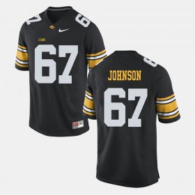 #67 Jaleel Johnson Alumni Football Game Iowa Hawkeyes Men Black Jersey 818010-165