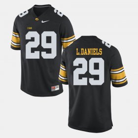 #29 LeShun Daniels Jr. Alumni Football Game University of Iowa Men's Black Jersey 655224-912