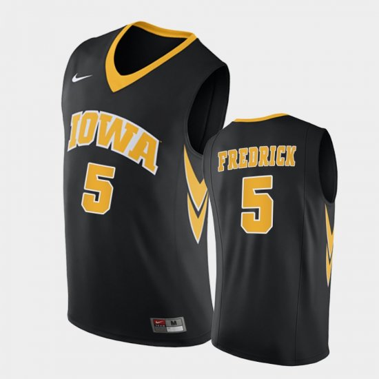 #5 C.J. Fredrick Replica University of Iowa College Basketball Men Black Jersey 267841-540