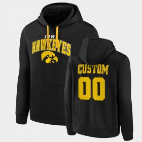 #00 Custom Away Iowa Pullover Men's Black Hoodie 341862-575