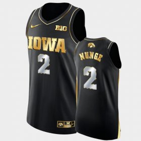 #2 Jack Nunge Golden Edition Hawkeyes Authentic Limited Mens Black Jersey 347951-339