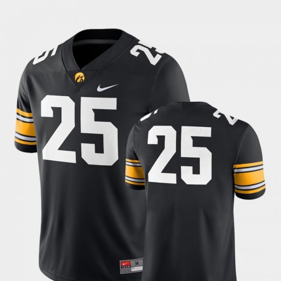 #25 Jayden McDonald College Football Iowa 2018 Game Mens Black Jersey 700706-699