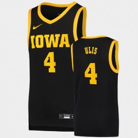 #4 Ahron Ulis Basketball Swingman University of Iowa Basketball Dri-FIT Swingman Mens Black Jersey 524885-464