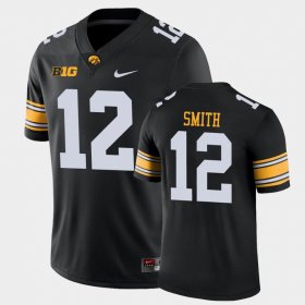 #12 Brandon Smith Game Iowa Hawkeyes College Football Men's Black Jersey 215553-911