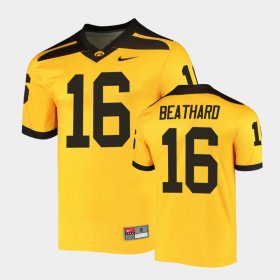 #16 C.J. Beathard Alternate Iowa Legend Men's Gold Jersey 261903-854