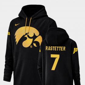 #7 Colten Rastetter Champ Drive Iowa Hawkeyes Football Performance Mens Black Hoodie 721534-843 #7 Colten Rastetter Champ Drive Iowa Hawkeyes Football Performance Mens Black Hoodie 721534-843