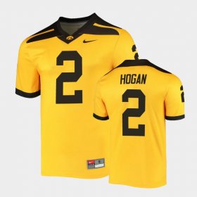 #2 Deuce Hogan Alternate Iowa Legend Men's Gold Jersey 786558-731