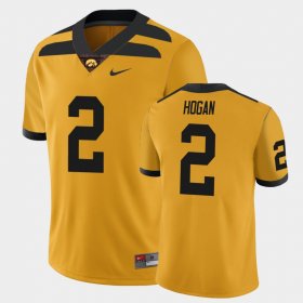 #2 Deuce Hogan College Football Iowa Alternate Game Mens Gold Jersey 877330-748