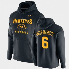 #6 Ihmir Smith-Marsette Oopty Oop Iowa Hawkeyes Football Pullover Men's Black Hoodie 588204-981 #6 Ihmir Smith-Marsette Oopty Oop Iowa Hawkeyes Football Pullover Men's Black Hoodie 588204-981