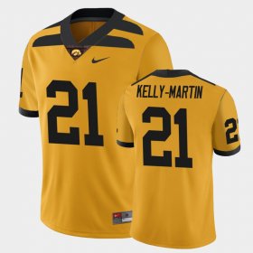 #21 Ivory Kelly-Martin College Football Iowa Alternate Game Mens Gold Jersey 994062-483