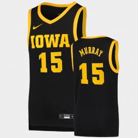 #15 Keegan Murray Basketball Swingman Iowa Basketball Dri-FIT Swingman Men's Black Jersey 730098-547