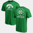 #00 Custom St. Patrick's Day Iowa Big & Tall Dubliner Mens Kelly Green T-Shirt 213924-663