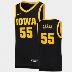 #55 Luka Garza Basketball Swingman Iowa Hawkeyes Basketball Dri-FIT Swingman Men's Black Jersey 650985-336