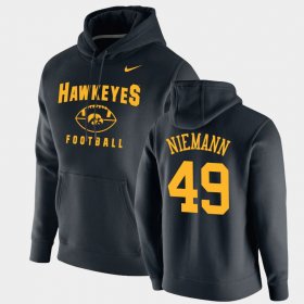 #49 Nick Niemann Oopty Oop University of Iowa Football Pullover Mens Black Hoodie 315312-344 #49 Nick Niemann Oopty Oop University of Iowa Football Pullover Mens Black Hoodie 315312-344