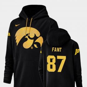 #87 Noah Fant Champ Drive Hawkeyes Football Performance Men Black Hoodie 809619-244 #87 Noah Fant Champ Drive Hawkeyes Football Performance Men Black Hoodie 809619-244