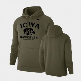 Stencil Arch Iowa Club Fleece Mens Olive Hoodie 371899-147 Stencil Arch Iowa Club Fleece Mens Olive Hoodie 371899-147