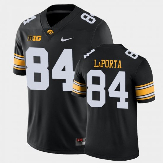 #84 Sam LaPorta Game Iowa Hawkeyes College Football Mens Black Jersey 671513-646