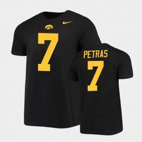 #7 Spencer Petras Retro Alumni University of Iowa Alumni Name & Number Mens Black T-Shirt 656063-331 #7 Spencer Petras Retro Alumni University of Iowa Alumni Name & Number Mens Black T-Shirt 656063-331