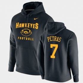 #7 Spencer Petras Oopty Oop University of Iowa Football Pullover Men's Black Hoodie 974883-245 #7 Spencer Petras Oopty Oop University of Iowa Football Pullover Men's Black Hoodie 974883-245