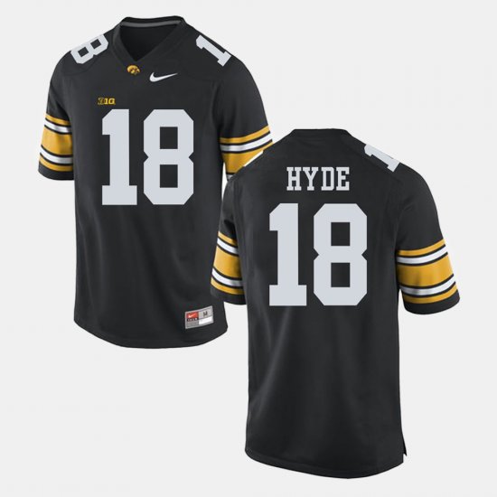 #18 Micah Hyde Alumni Football Game Iowa Men Black Jersey 463424-227