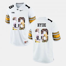 #18 Micah Hyde Pictorial Fashion Iowa Mens White Jersey 227533-975