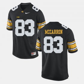 #83 Riley McCarron Alumni Football Game Iowa Men's Black Jersey 718864-730