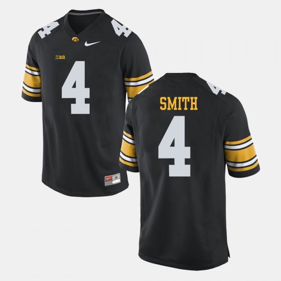 #4 Tevaun Smith Alumni Football Game Hawkeyes Men\'s Black Jersey 773508-368