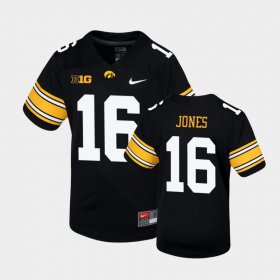 #16 Charlie Jones Untouchable Iowa Football Youth Black Jersey 356215-659