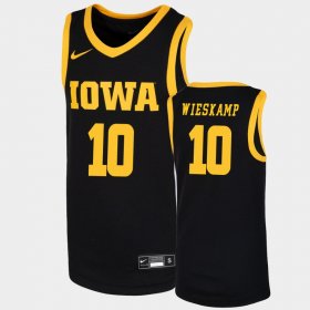 #10 Joe Wieskamp Replica Iowa College Basketball Youth Black Jersey 721550-990