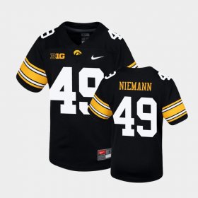 #49 Nick Niemann Untouchable Iowa Hawkeyes Football Youth Black Jersey 452443-470 #49 Nick Niemann Untouchable Iowa Hawkeyes Football Youth Black Jersey 452443-470