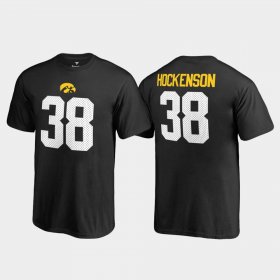 #38 T.J. Hockenson College Legends Hawkeyes Name & Number Youth Black T-Shirt 394094-367