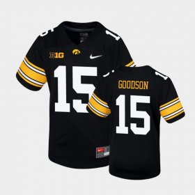 #15 Tyler Goodson Untouchable Iowa Football Youth Black Jersey 716104-938